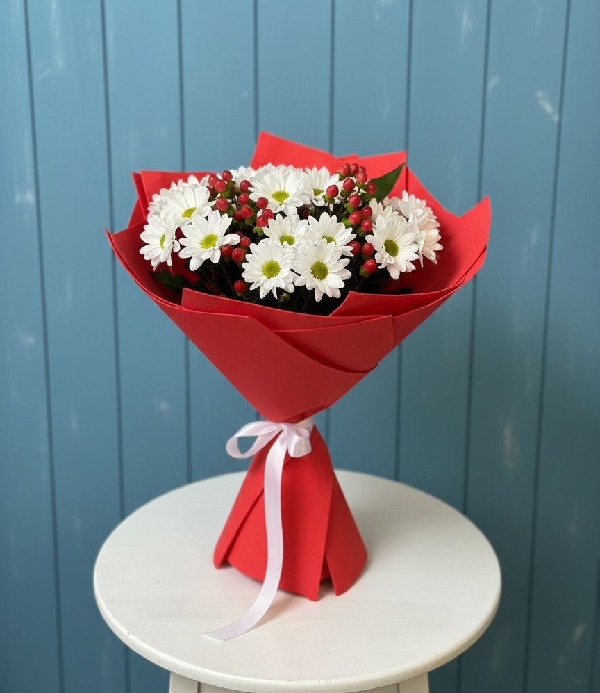 Букет цветов из: Хризантемы в Майртупе