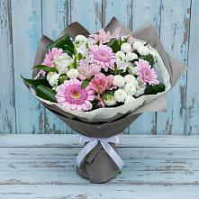Букет цветов из:  Герберы, Альстромерии и Хризантемы в Майртупе