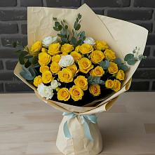 Букет цветов из:  Розы #REPLACE_PRED# Майртупе