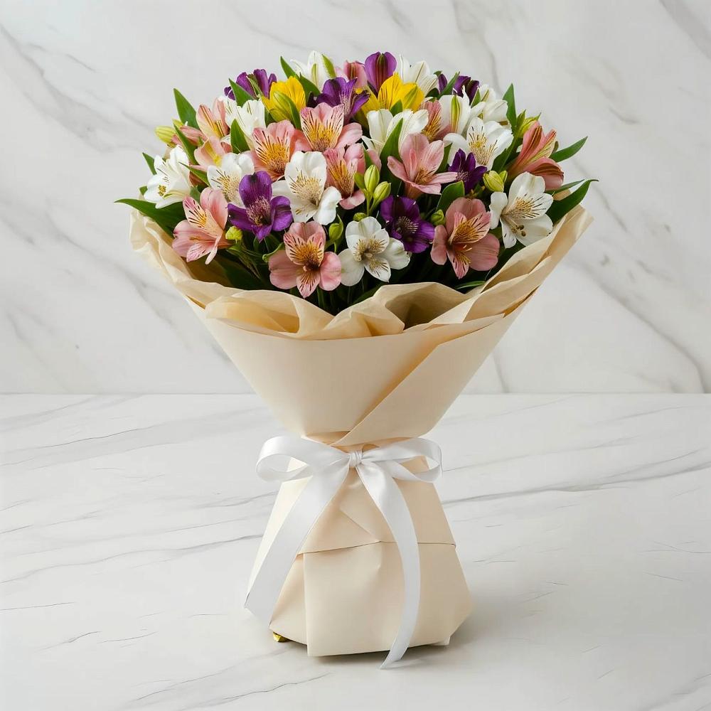 Букет цветов из: Альстромерии в Майртупе