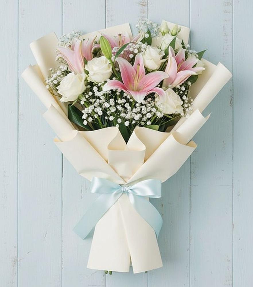 Букет цветов из: Лилии в Майртупе