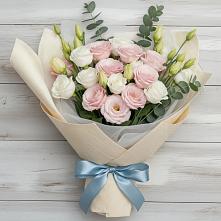 Букет цветов из:  Лизиантусы #REPLACE_PRED# Майртупе