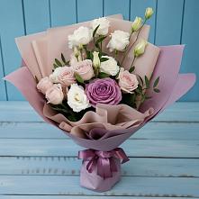 Букет цветов из:  Розы и Лизиантусы #REPLACE_PRED# Майртупе