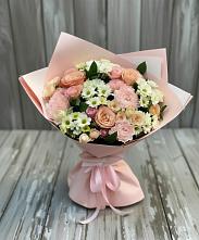 Букет цветов из:  Гвоздики, Розы и Хризантемы в Майртупе