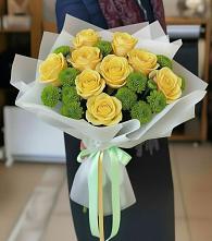 Букет цветов из:  Хризантемы и Розы в Майртупе