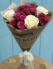 Букет цветов из:  Розы #REPLACE_PRED# Майртупе