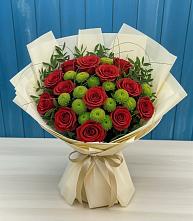 Букет цветов из:  Розы и Хризантемы в Майртупе