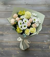 Букет цветов из:  Альстромерии, Розы и Хризантемы в Майртупе