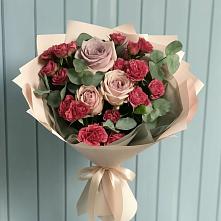 Букет цветов из:  Гвоздики и Розы в Майртупе