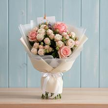 Букет цветов из:  Розы #REPLACE_PRED# Майртупе