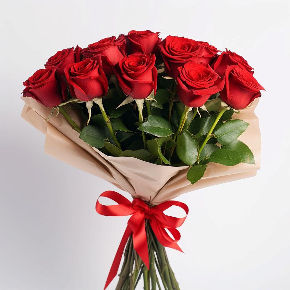 Букет 11 Красных роз Эдлесс Лав в Майртупе