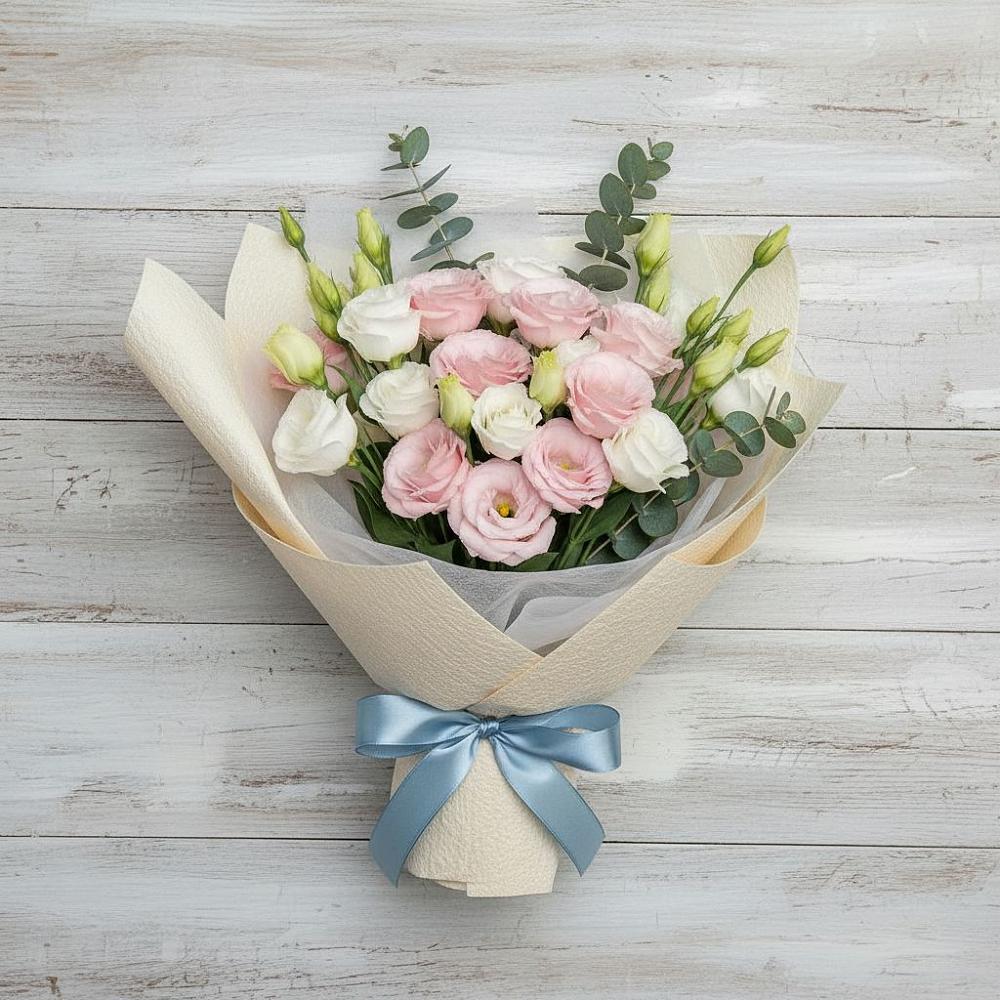 Букет цветов из: Лизиантусы в Майртупе